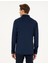 Erkek Lacivert Slim Fit Örme Gömlek 50293240-VR033 5