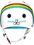 The Certified Sweatsaver White Rainbow Sparkle Kask S/m 3