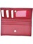 Kadın Kırmızı Hakiki Deri Çok Bölmeli Cüzdan 2