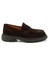 Kahve Hakiki Deri Erkek Loafer Ayakkabı E01597000102 1