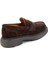 Kahve Hakiki Deri Erkek Loafer Ayakkabı E01597000102 3