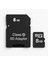 4 GB Class 10 Micro Sd Kart + Sd Adaptör - Yüksek Hızlı Hafıza Kartı 1