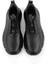 Siyah Hakiki Deri Erkek Sneaker E01958178003 4