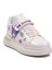 Beyaz Rugan Simli Cırtlı Kız Çocuk Spor Ayakkabı 3