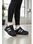 Siyah Yüksek Taban Bağcıklı Unisex Sneaker 3