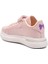 Pudra Rugan Simli Cırtlı Kız Çocuk Spor Ayakkabı 4