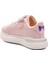 Pudra Rugan Simli Cırtlı Kız Çocuk Spor Ayakkabı 4
