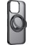 PC-1870 iPhone 17 Yakalama Düğmeli Manyetik 360° Halka Standlı Kılıf 1