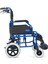DM-337 45CM Mavi Alüminyum Özellikli Transfer Tekerlekli Sandalye 2