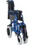 DM-337 45CM Mavi Alüminyum Özellikli Transfer Tekerlekli Sandalye 7