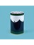 Amore Yuvarlak Tekli Metal Kutu - Renkli - 900 ml 1