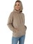 Vizon Kadın Peluş Kanguru Cepli Kapüşonlu Sweatshirt 3061A 1
