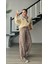 Leopar Desen Saten Pantolon 4