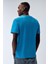 Erkek Basic T-Shirt Mavi Renk 2