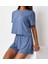 T-Shirt Şort Örme Pijama Takımı 3