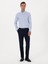 Erkek Açık Mavi Slim Fit Uzun Kollu Basic Gömlek 50319721-VR003 4