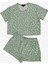 T-Shirt Şort Örme Pijama Takımı 5