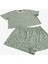 T-Shirt Şort Örme Pijama Takımı 7