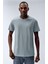 Erkek Basic T-Shirt Mavi Renk 1