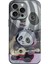 iPhone 14 Pro Kılıf Crew Desenli Kapak - PANDA-(5796) 1