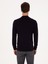Erkek Mürdüm Slim Fit Yün Karışımlı Çeyrek Balıkçı Yaka Basic Triko Kazak 50315295-VR074 5