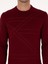 Erkek Koyu Bordo Slim Fit Yün Karışımlı Bisiklet Yaka Triko Kazak 50311869-VR175 6