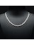 100 Mikron Rodyum Barlı Gümüş Zincir 1