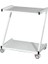 Cihaz Arabası | Z Tipi, Iki Katlı Metal Gövde, Antistatik Tekerlekli E-231 1