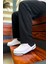 Signature Premium Bağcıklı Erkek Sneaker Beyaz Siyah 1