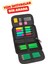 Okapi Kalem Çantası Tek Katlı Siyah OKP-123 5