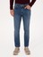 Erkek Açık Mavi Slim Fit Pamuk Karışımlı Jean Pantolon 50313998-VR036 2