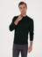 Erkek Zümrüt Slim Fit Yün Karışımlı Çeyrek Balıkçı Yaka Basic Triko Kazak 50315295-VR055 1