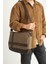 Mega 418 Unısex Kanvas Postacı Çantası Askılı Çanta Omuz Çanta Toprak-Kahve 2