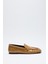 Loafer 2509 - Büzgülü Karamel Kadın Loafer 1