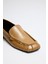 Loafer 2509 - Büzgülü Karamel Kadın Loafer 6