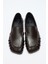 Loafer 2509 - Büzgülü Acı Kahve Kadın Loafer 1
