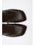 Loafer 2509 - Büzgülü Acı Kahve Kadın Loafer 4