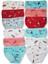 Litaetrend 12 Adet Kız Çocuk Desenli Slip Külot 1