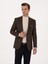 Erkek Kahverengi Slim Fit Yün Kaşmir Karışımlı Ceket 50299266-VR029 1