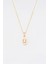 14 Ayar Altın Minimalist Oval Taşlı Kolye 2