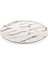 100048.WM - Mayammar White Marble Mermer Efektli Yuvarlak Sunum Tabağı 48 Cm, Thermoset Melamin 1