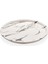 100031.WM - Mayammar White Marble 2'li Mermer Efektli Yuvarlak Sunum Tabak Seti 31 Cm, Thermoset Melamin 1