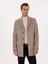 Erkek Vizon Ex Slim Fit Yün Karışımlı Palto 50314593-VR052 1