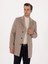 Erkek Vizon Ex Slim Fit Yün Karışımlı Palto 50314593-VR052 3