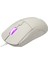 Km-77 Runa Gri/krem/kahve USB Rainbow Aydınlatmalı Sessiz Q Klavye + Mouse Set 9