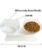 Çift Hazneli Kedi Kulaklı Beslenme Mama ve Su Kabı 350 ml 1