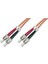 Digitus St-St Fiber Optik Patch Kablo, 1 Metre, Multimode, Duplex, 62.5/125 1