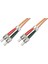 Digitus St-St Fiber Optik Patch Kablo, 2 Metre, Multimode, Duplex, 50/125 1