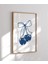 (Çerçevesiz) Blue Cherry Bow Coquette Çerçevesiz 3'lü Poster Seti Mavi 5