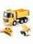 1:18 9ch 2.4ghz Şarjlı Rc Uzaktan Kumandalı Damperli Kamyon Oyuncak Inşaat Aracı 1